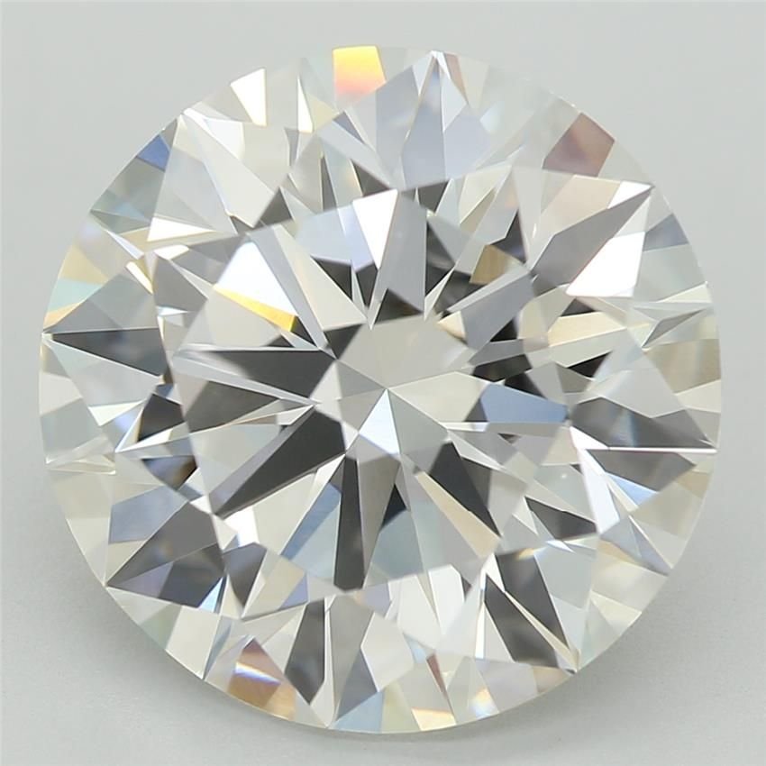 4.49ct F VVS2 Rare Carat Ideal Cut Round Lab Grown Diamond