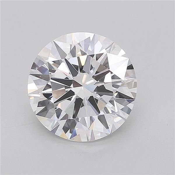 5.02ct F VVS2 Rare Carat Ideal Cut Round Lab Grown Diamond