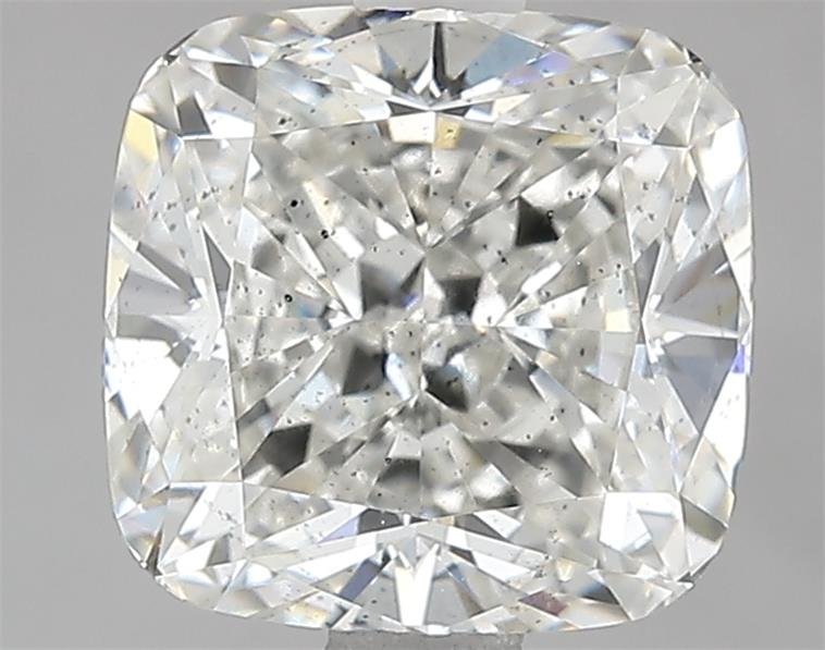 3.38ct H SI2 Rare Carat Ideal Cut Cushion Lab Grown Diamond