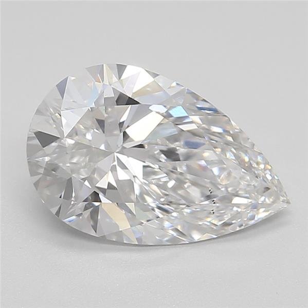 1.89ct E VS2 Rare Carat Ideal Cut Pear Lab Grown Diamond