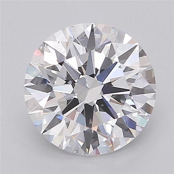 3.02ct E VS2 Rare Carat Ideal Cut Round Lab Grown Diamond