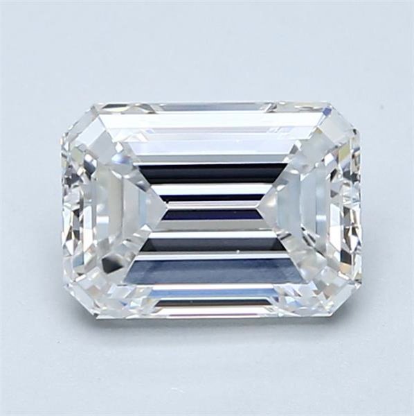 1.68ct D VS1 Excellent Cut Emerald Lab Grown Diamond