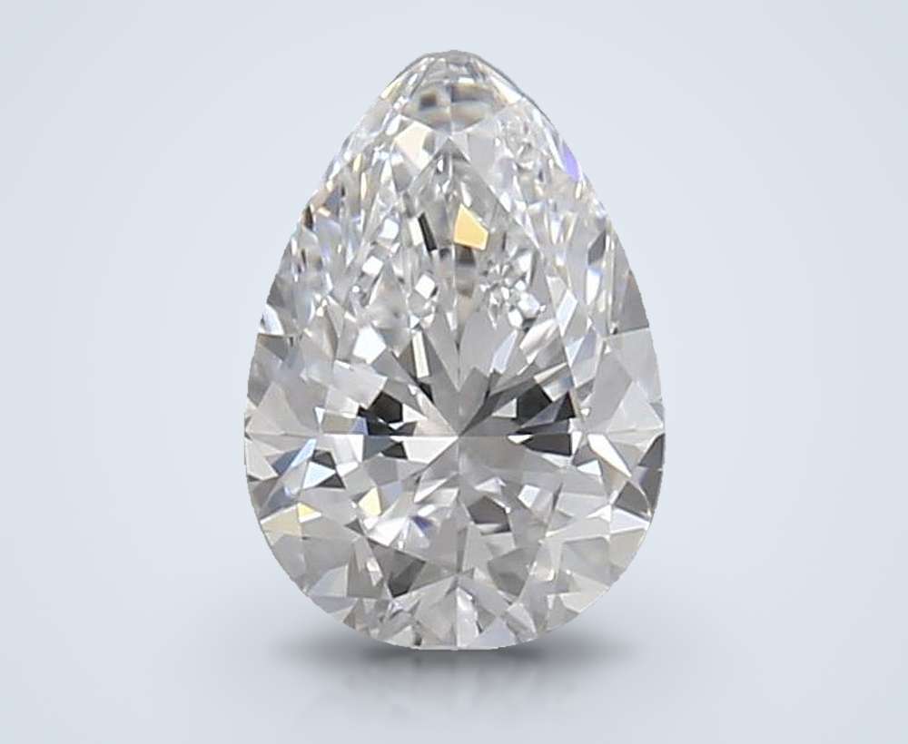 0.60 Carat Pear Natural Diamond