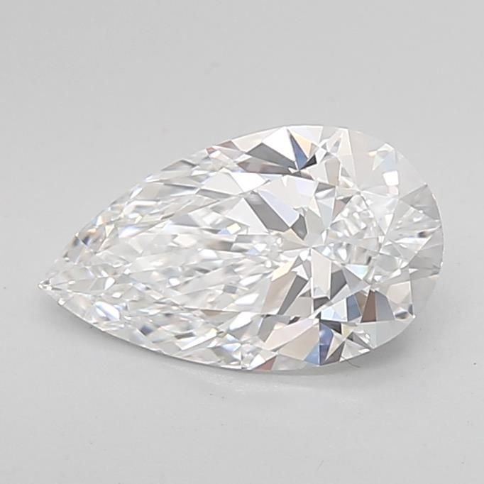 1.16ct D VVS1 Rare Carat Ideal Cut Pear Lab Grown Diamond