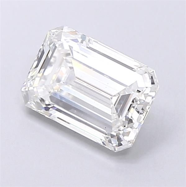 1.67ct G VS2 Rare Carat Ideal Cut Emerald Lab Grown Diamond