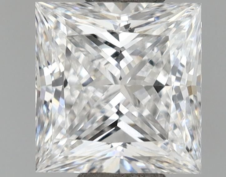 0.80ct E VVS2 Very Good Cut Princess Lab Grown Diamond