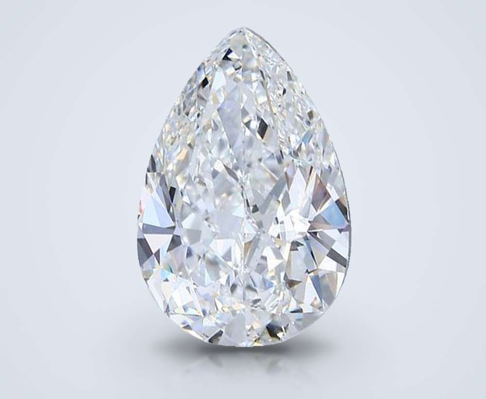 4.10 Carat Pear Natural Diamond
