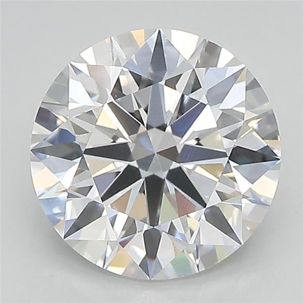 2.62ct D VS1 Rare Carat Ideal Cut Round Lab Grown Diamond