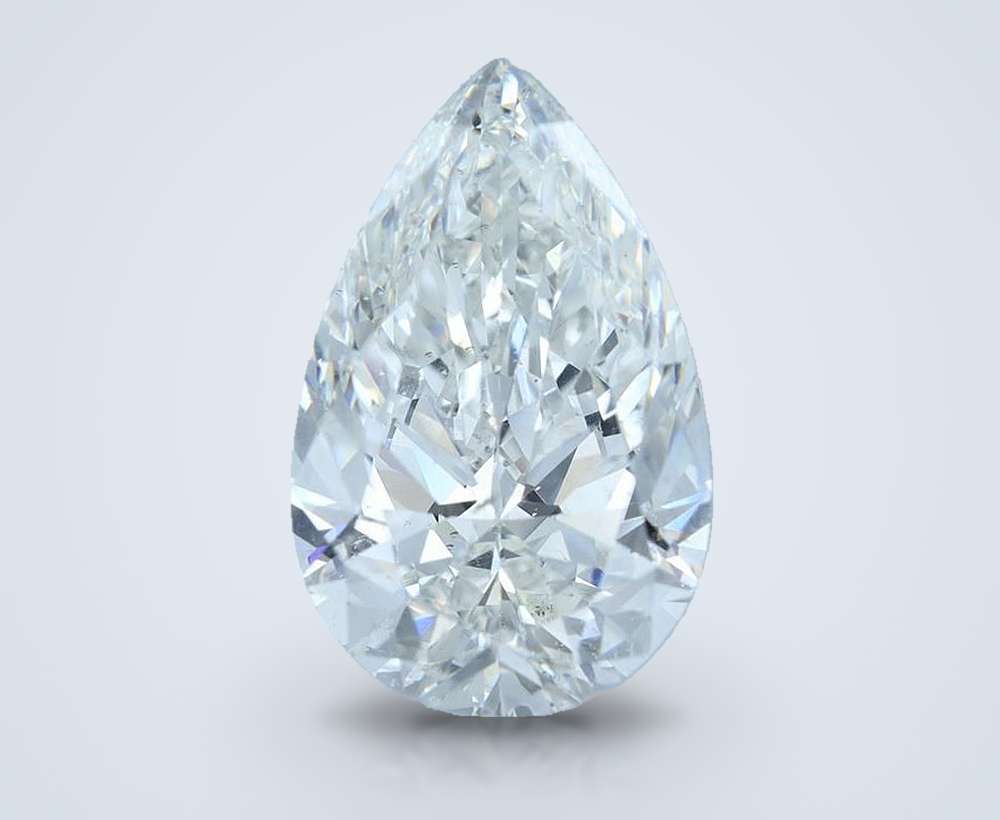 6.01 Carat Pear Natural Diamond