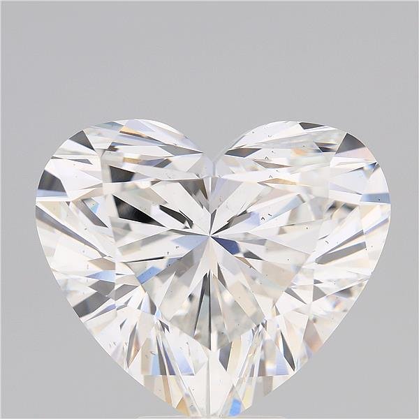 7.72ct F VS2 Rare Carat Ideal Cut Heart Lab Grown Diamond