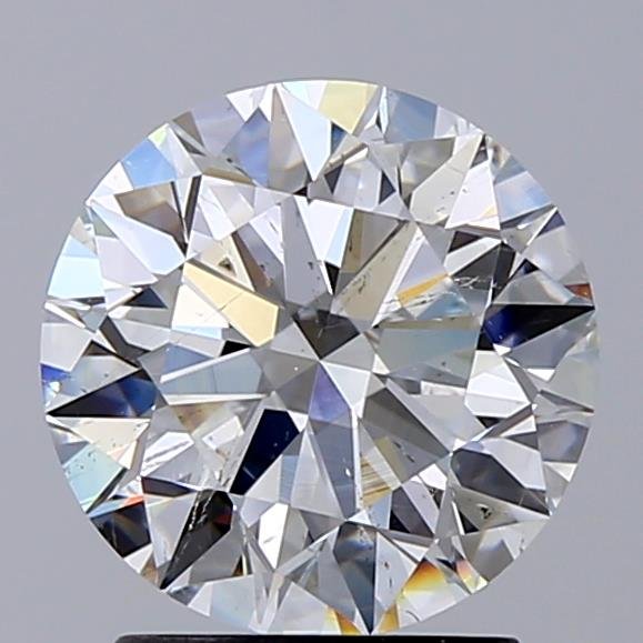 2.09ct G SI2 Rare Carat Ideal Cut Round Diamond