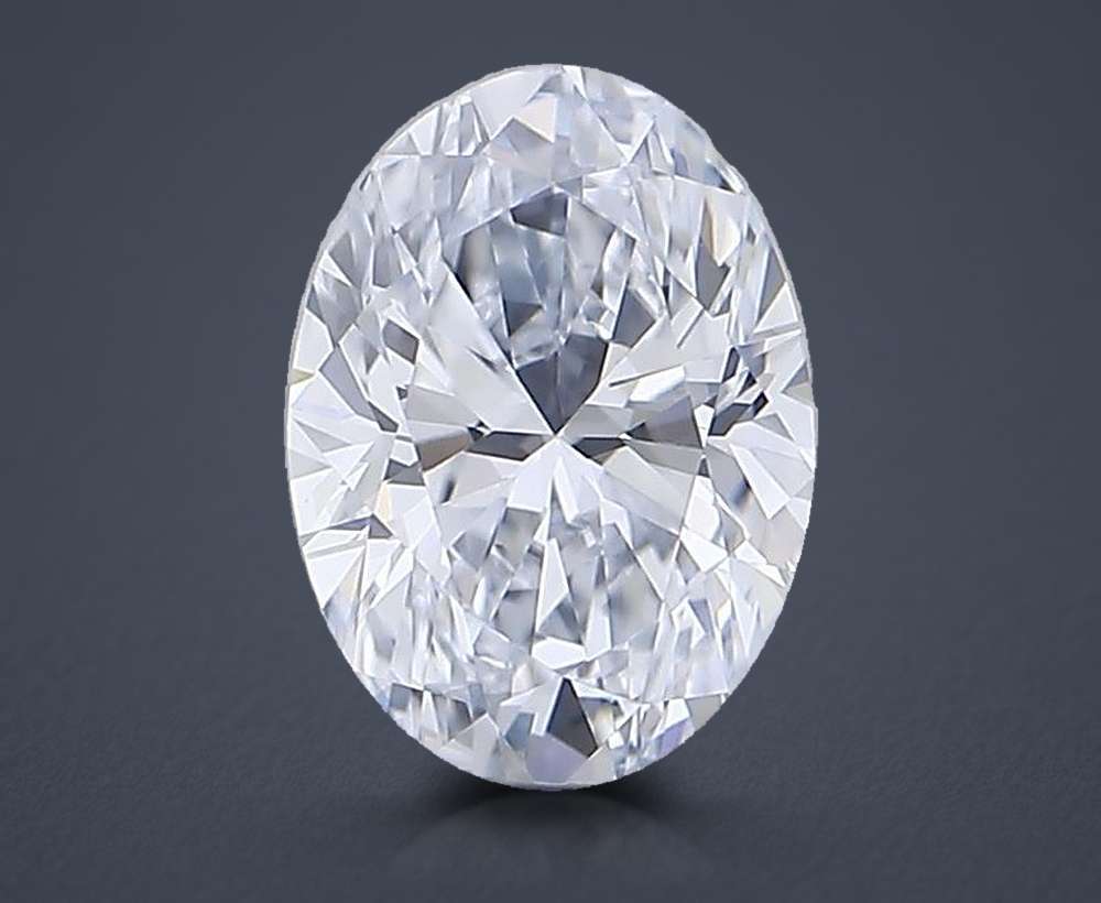 1.00 Carat Oval Lab Diamond