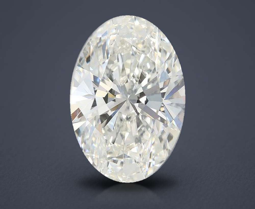 6.07 Carat Oval Lab Diamond
