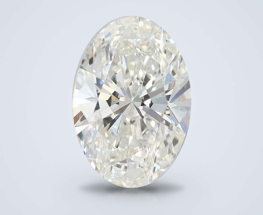 6.07 Carat Oval Lab Diamond