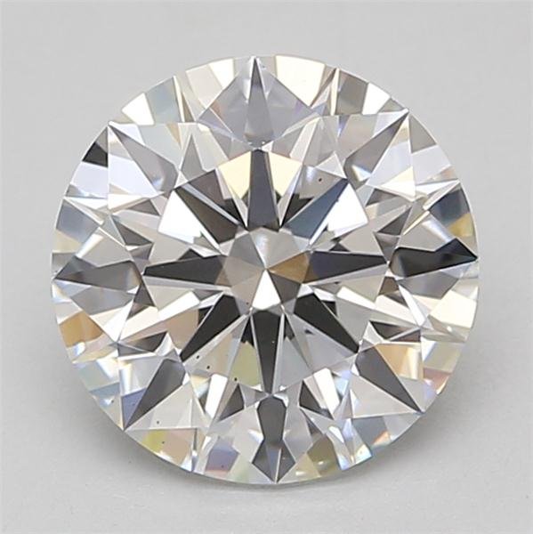 3.10ct D VS2 Rare Carat Ideal Cut Round Lab Grown Diamond