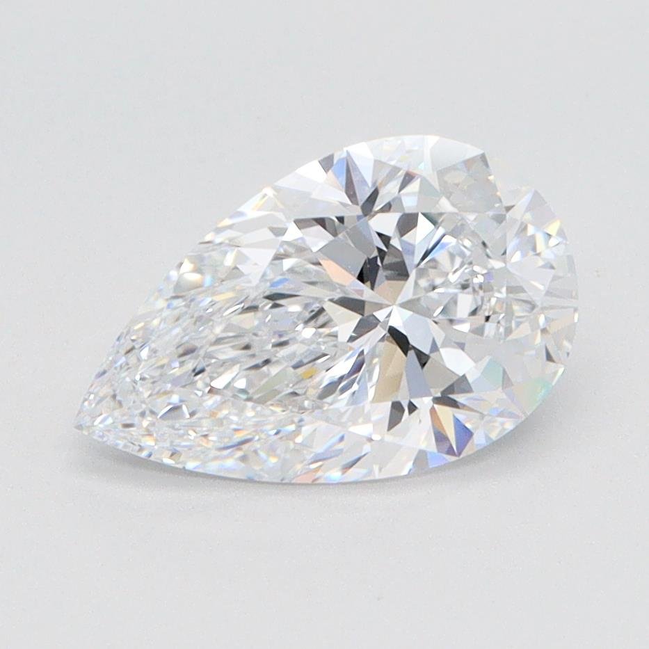 1.51ct D VS1 Rare Carat Ideal Cut Pear Lab Grown Diamond