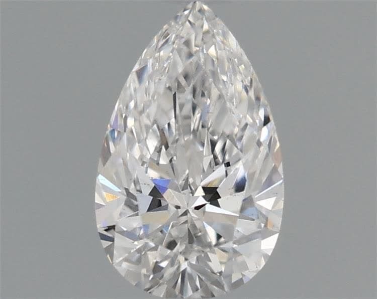 0.53ct D VS2 Rare Carat Ideal Cut Pear Lab Grown Diamond