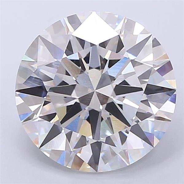 6.50ct E VVS2 Excellent Cut Round Lab Grown Diamond