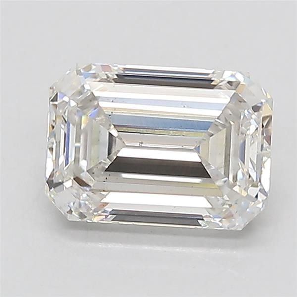 1.60ct F VS2 Rare Carat Ideal Cut Emerald Lab Grown Diamond