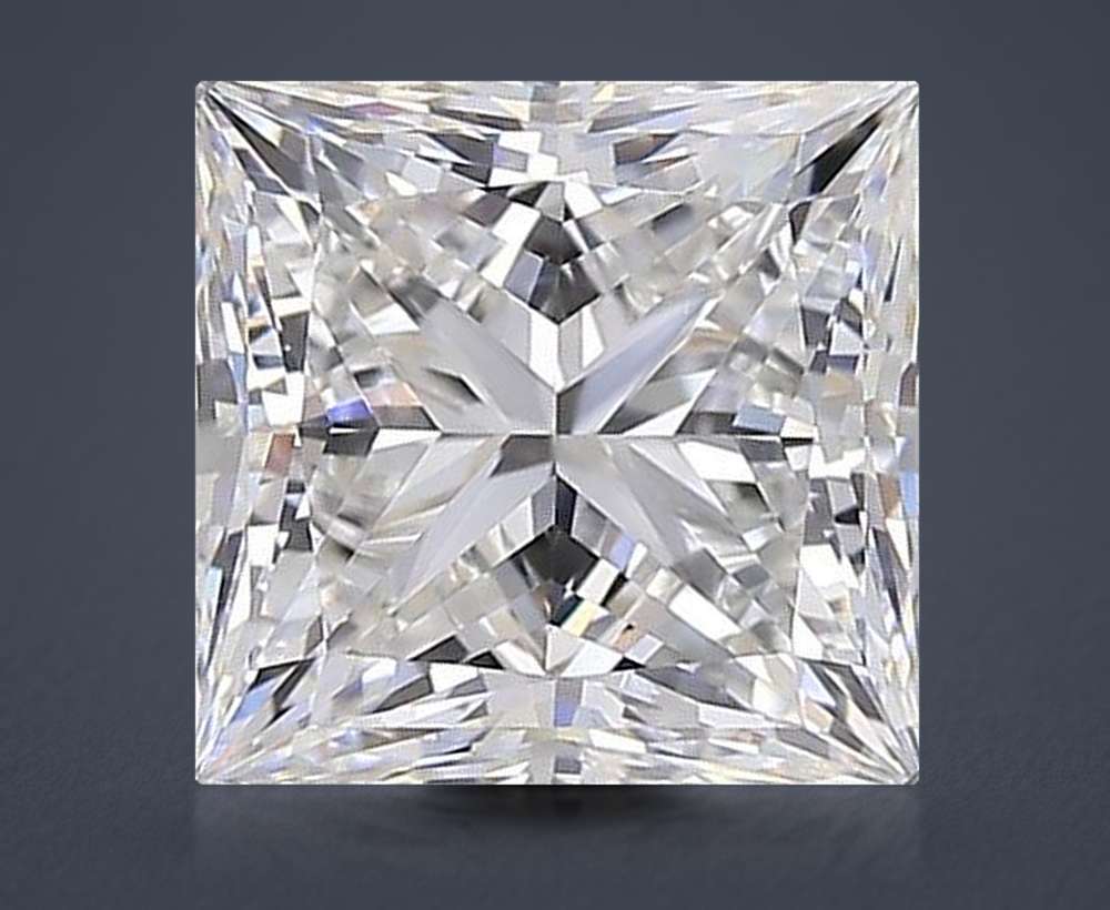 2.90 Carat Princess Lab Diamond