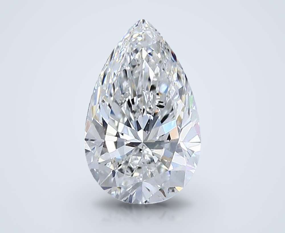 1.52 Carat Pear Natural Diamond