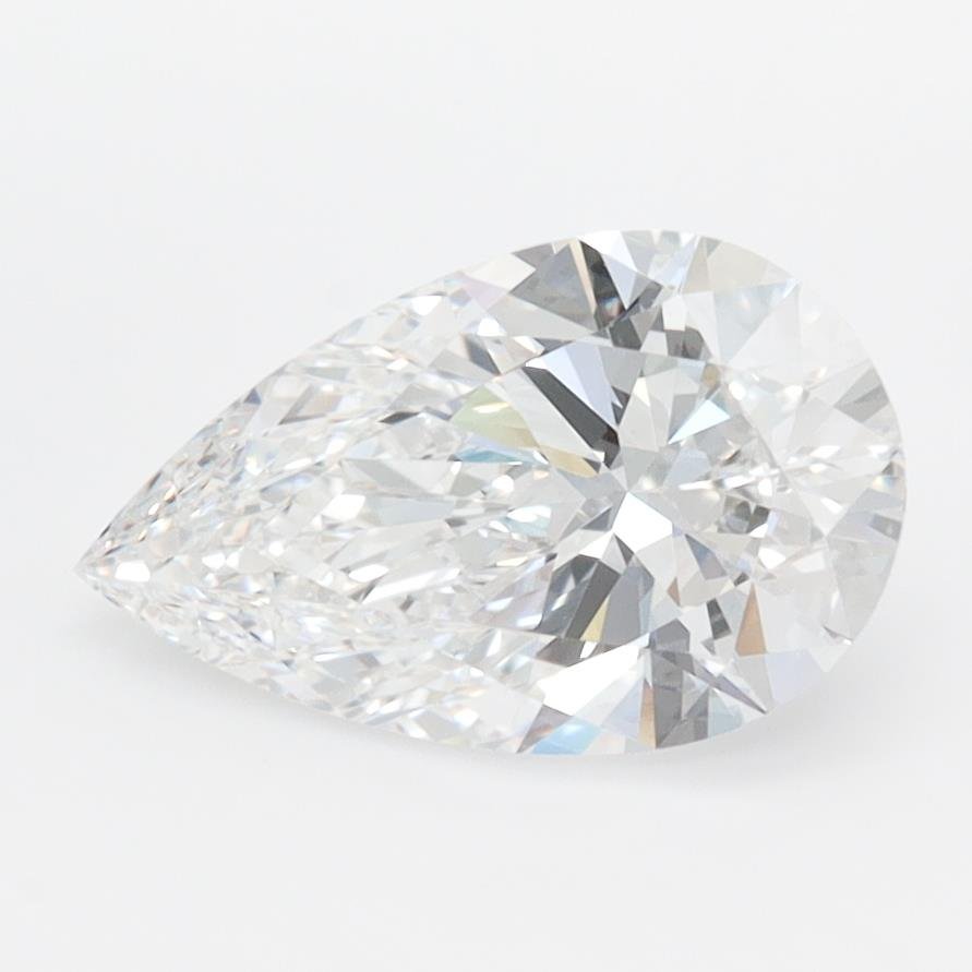 1.59ct D VVS2 Rare Carat Ideal Cut Pear Lab Grown Diamond