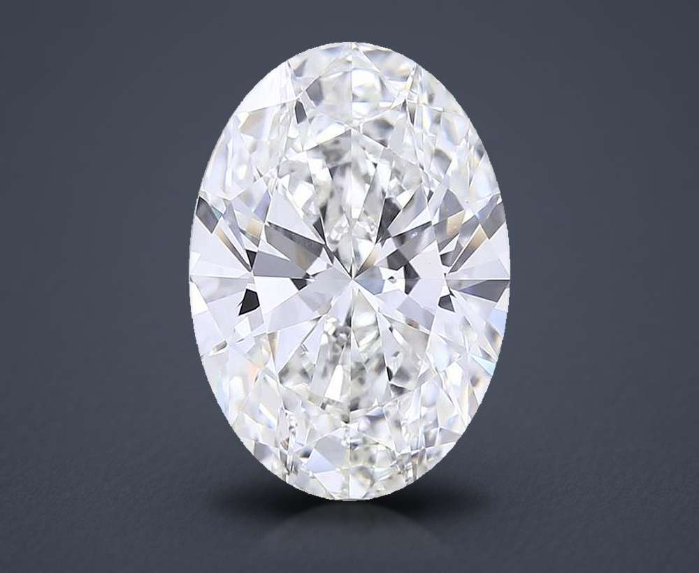8.08 Carat Oval Lab Diamond