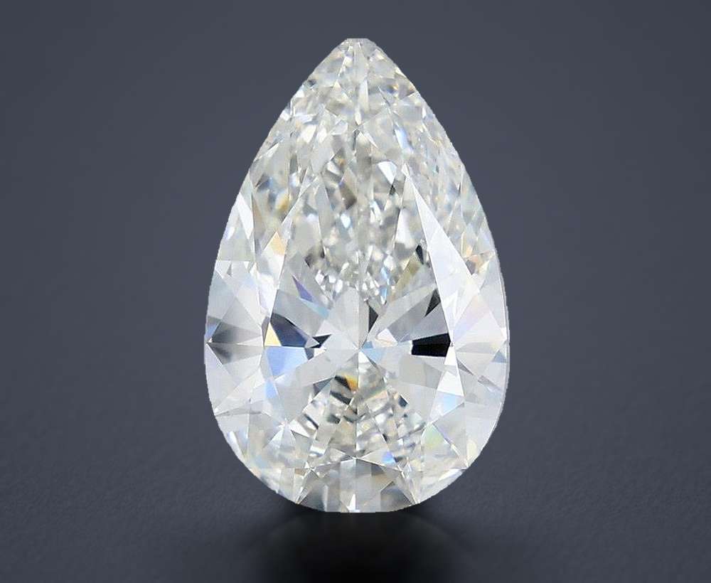 3.99 Carat Pear Lab Diamond