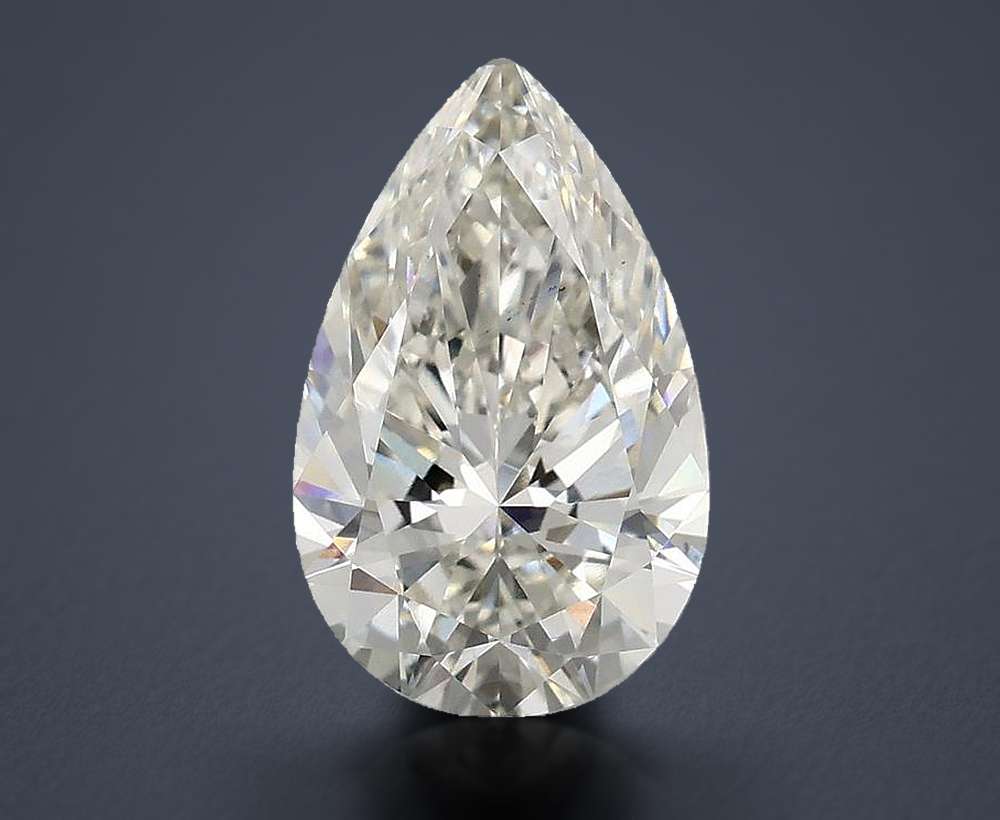 2.84 Carat Pear Lab Diamond