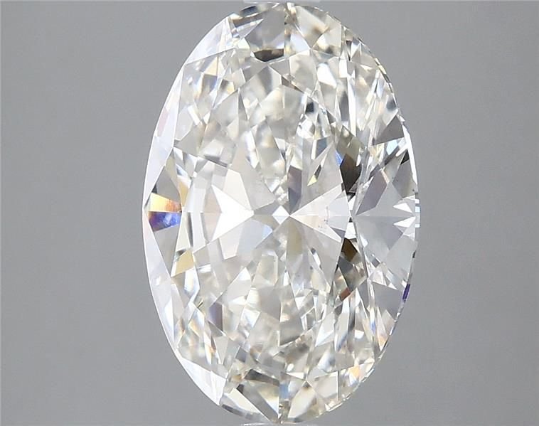 2.88ct H VS2 Rare Carat Ideal Cut Oval Lab Grown Diamond