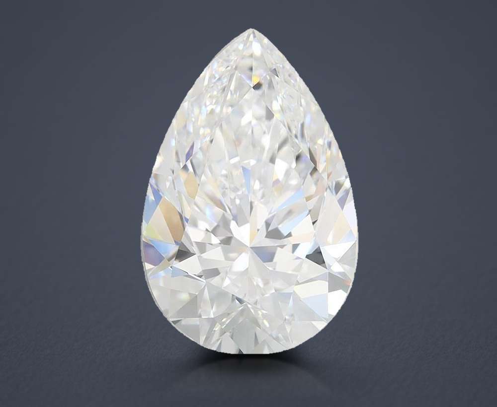 4.41 Carat Pear Lab Diamond