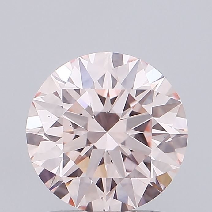 1.52 Ct. Fancy Intense Pink Round Lab Diamond
