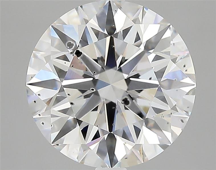 3.70ct F SI2 Rare Carat Ideal Cut Round Lab Grown Diamond