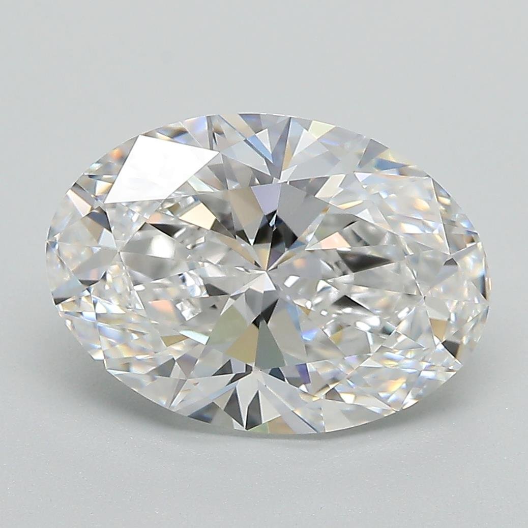 3.60ct E VVS2 Rare Carat Ideal Cut Oval Lab Grown Diamond