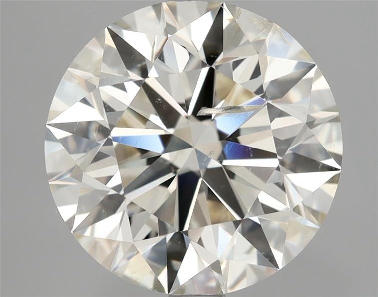 3.42ct K SI2 Excellent Cut Round Diamond