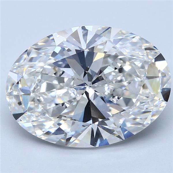 7.48ct G VVS2 Rare Carat Ideal Cut Oval Lab Grown Diamond