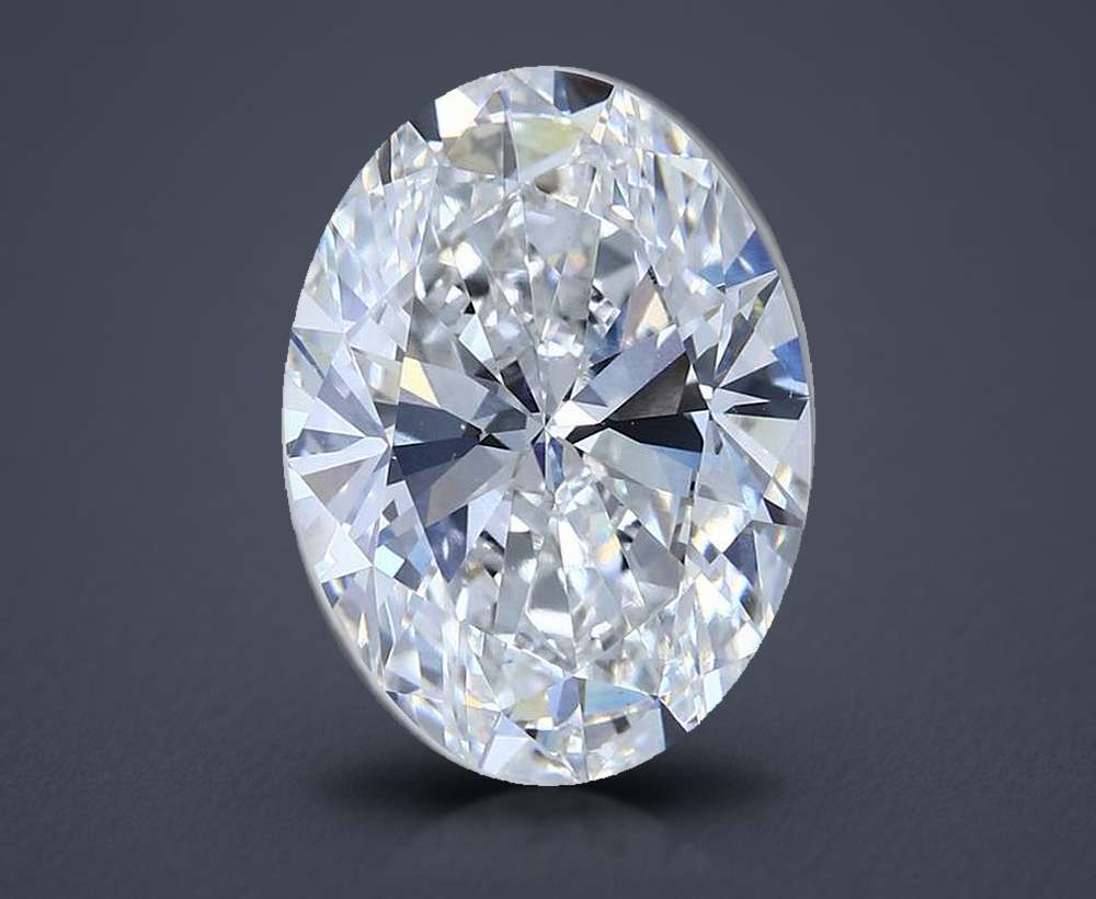 7.48 Carat Oval Lab Diamond