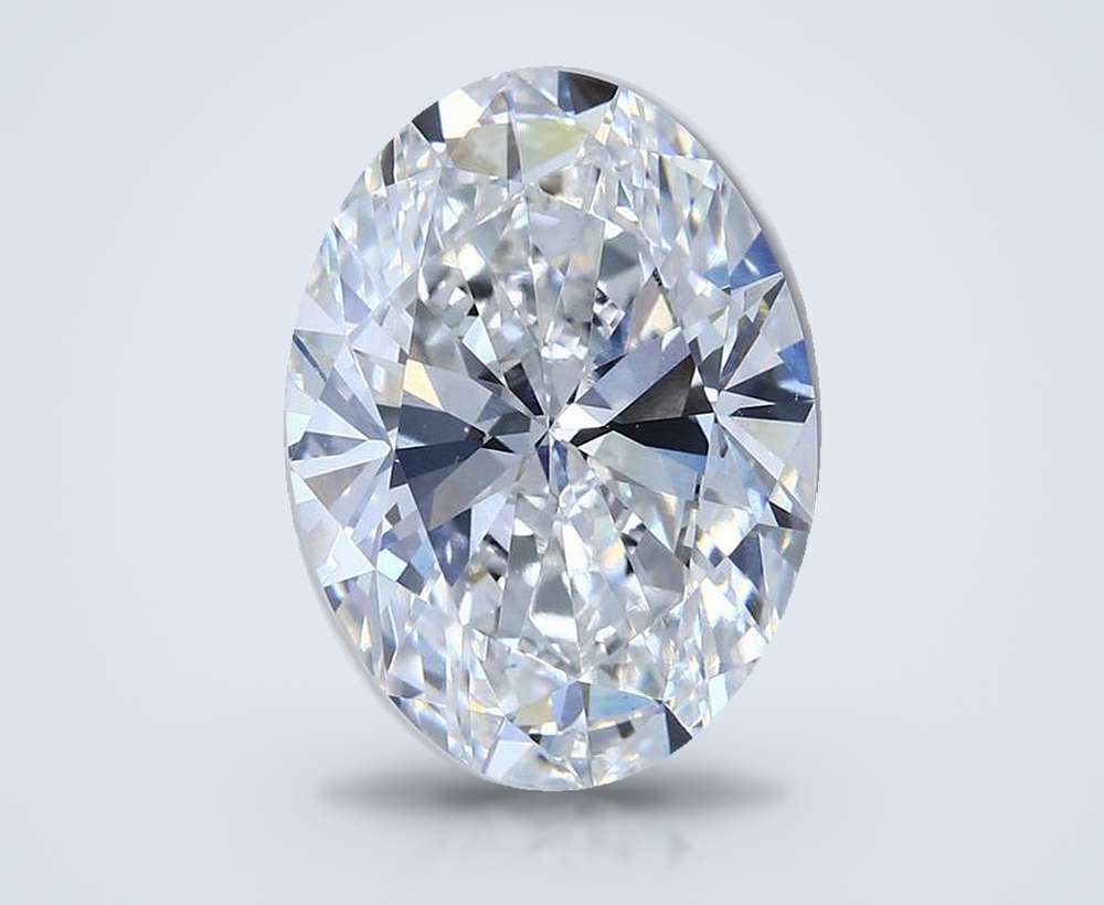 7.48 Carat Oval Lab Diamond