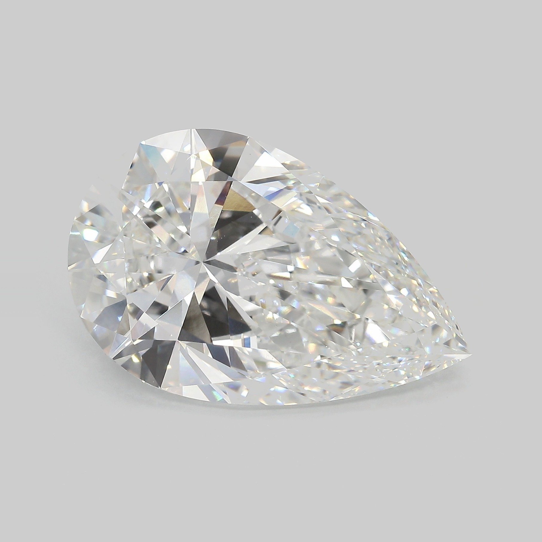 17.04ct F VVS2 Rare Carat Ideal Cut Pear Lab Grown Diamond
