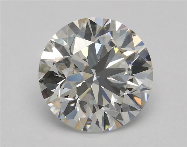 3.01ct F VS2 Excellent Cut Round Lab Grown Diamond