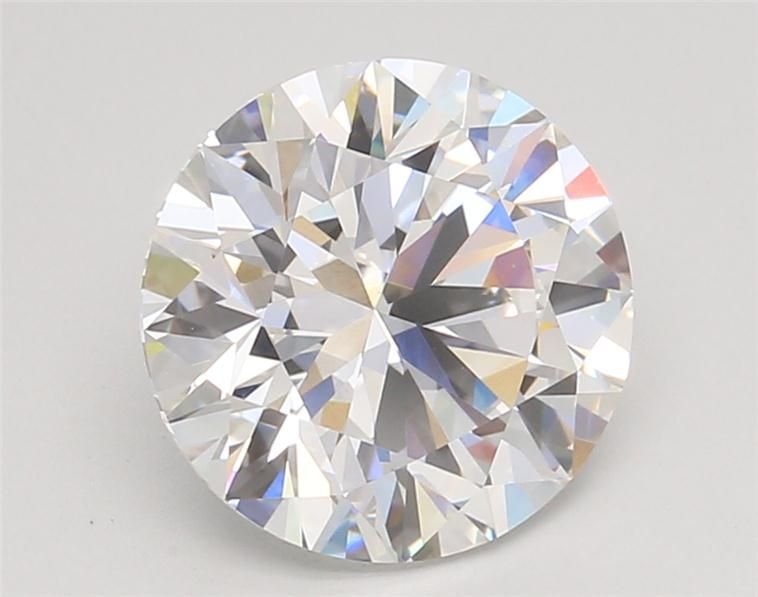 3.06ct F VVS2 Rare Carat Ideal Cut Round Lab Grown Diamond