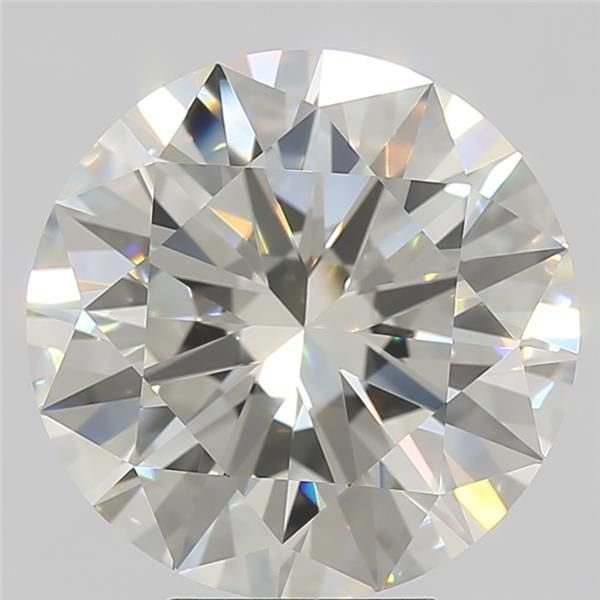 5.12ct K VVS2 Rare Carat Ideal Cut Round Diamond