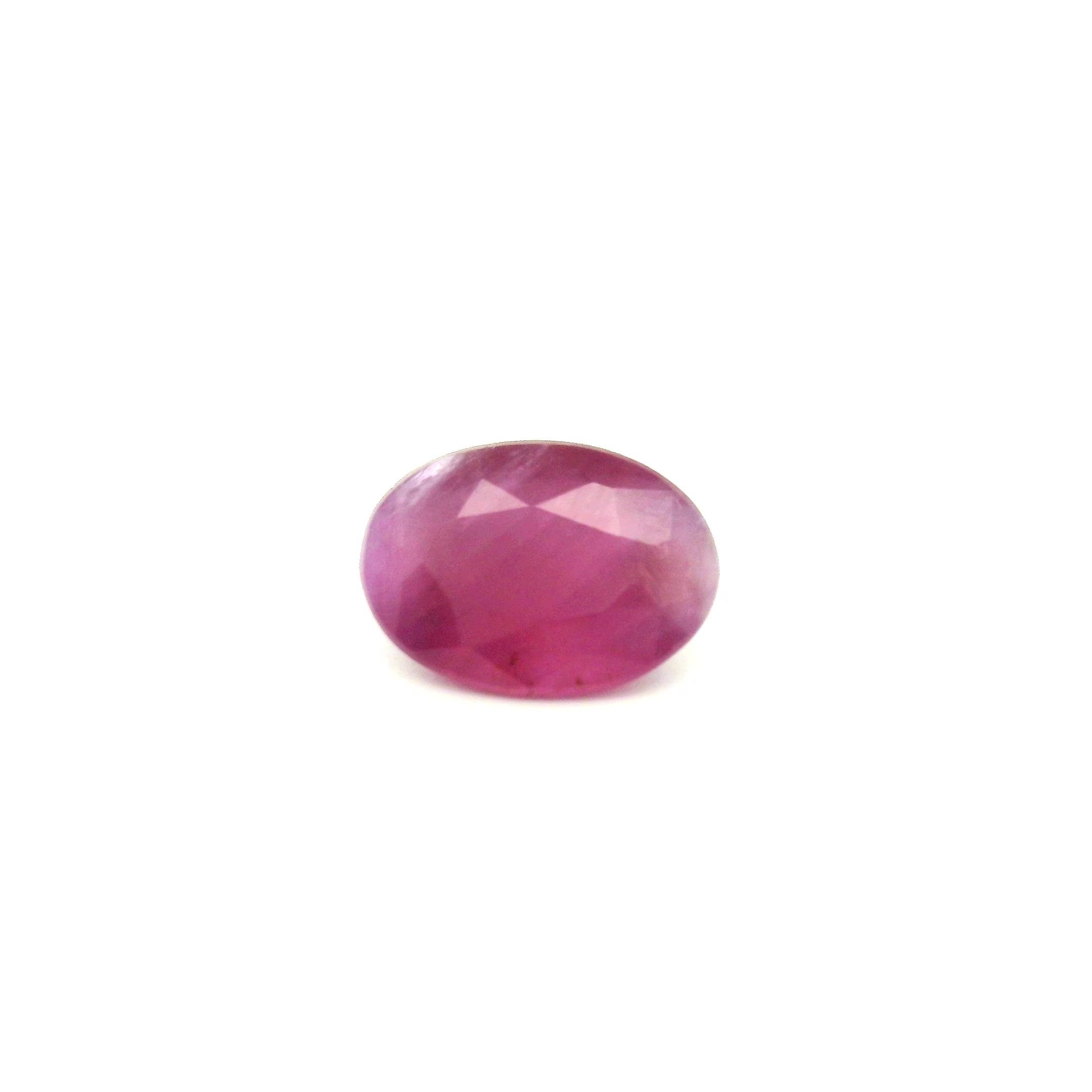 1.38 Carat Red Oval Ruby