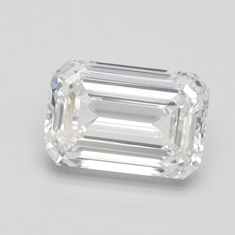 1.00ct G VVS2 Rare Carat Ideal Cut Emerald Lab Grown Diamond