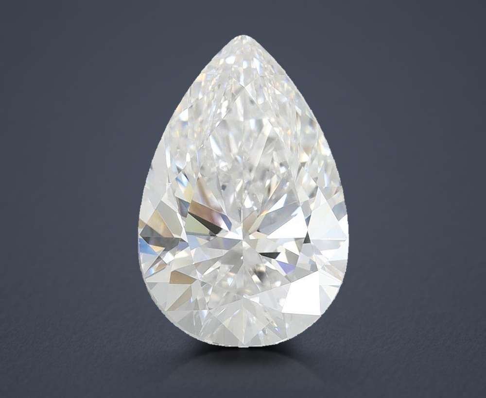 2.80 Carat Pear Lab Diamond