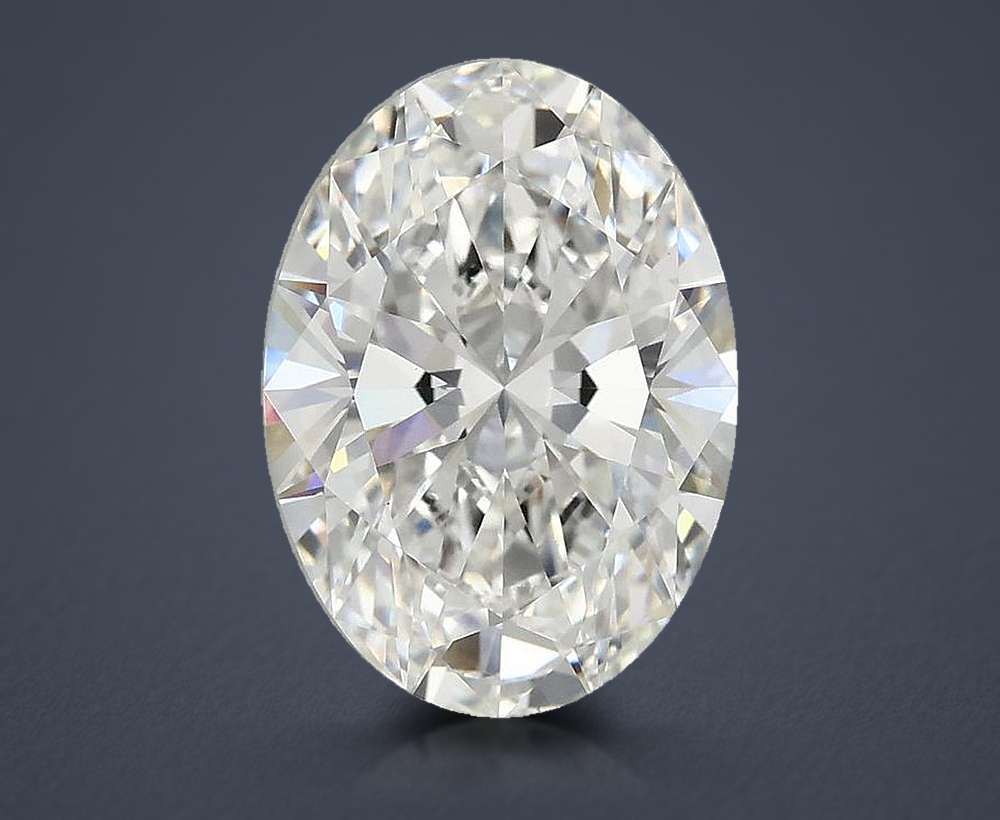 3.84 Carat Oval Lab Diamond