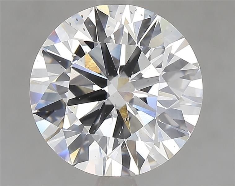 3.50ct F SI1 Excellent Cut Round Lab Grown Diamond