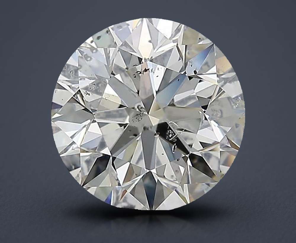 2.50 Carat Round Natural Diamond