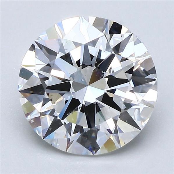 2.53ct F SI1 Rare Carat Ideal Cut Round Diamond