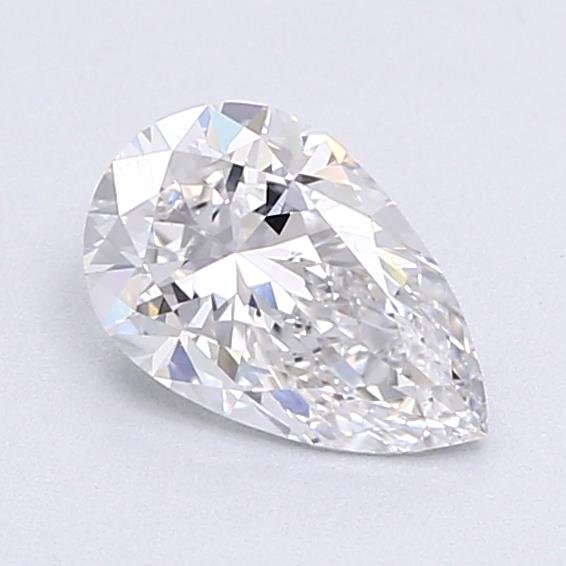 0.79ct E VVS2 Rare Carat Ideal Cut Pear Lab Grown Diamond